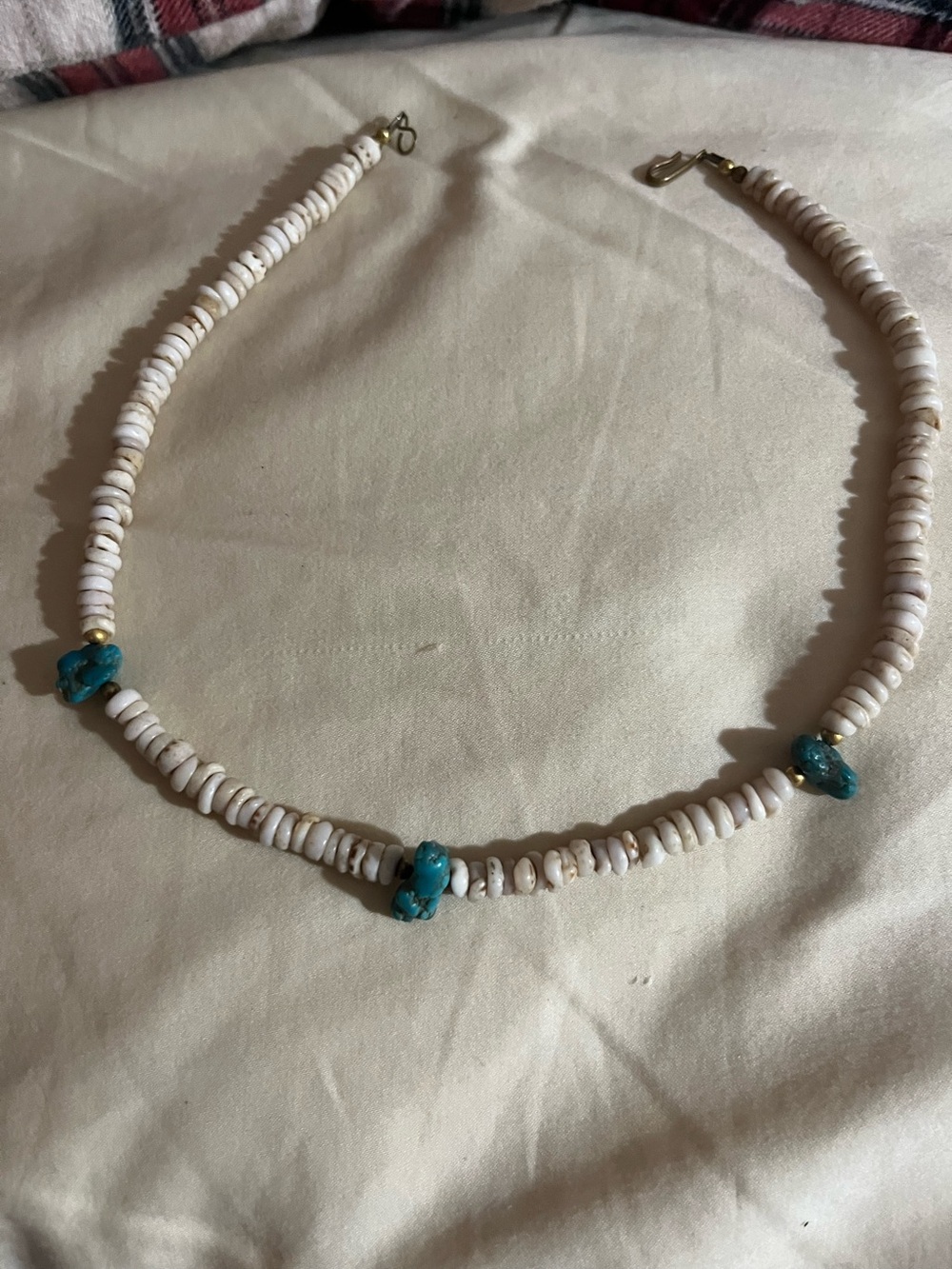 Turquoise Accent Puka Shells